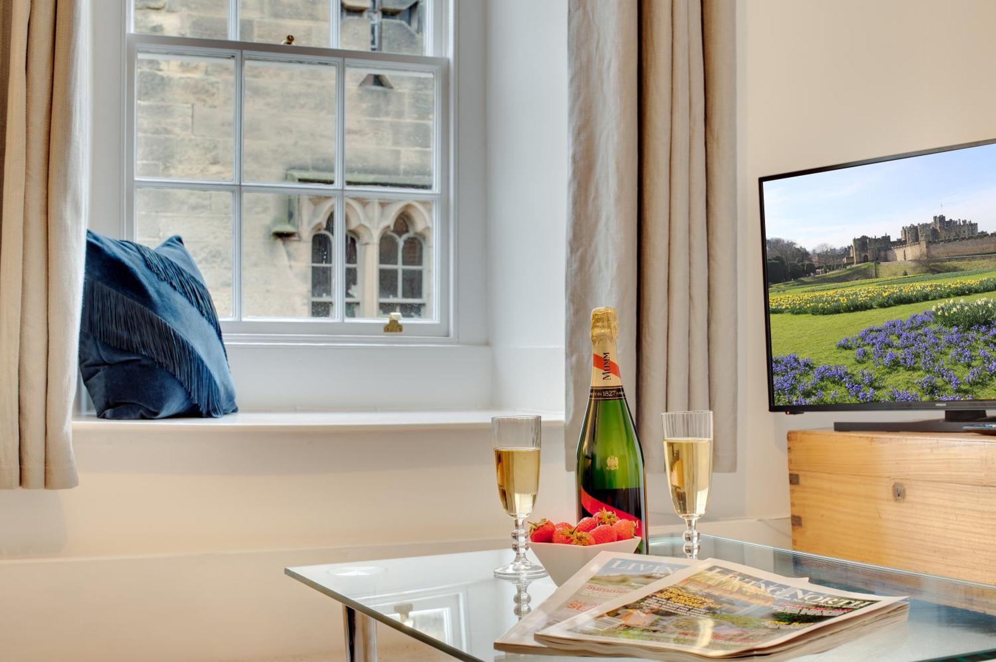 Lionsgate View - Luxury Apartment Opposite Alnwick Castle Ngoại thất bức ảnh